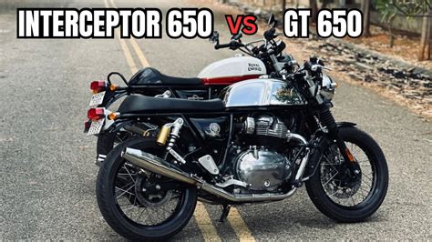 Continental GT 650 VS Interceptor 650 2023 || Detailed Comparision 🔥 ...