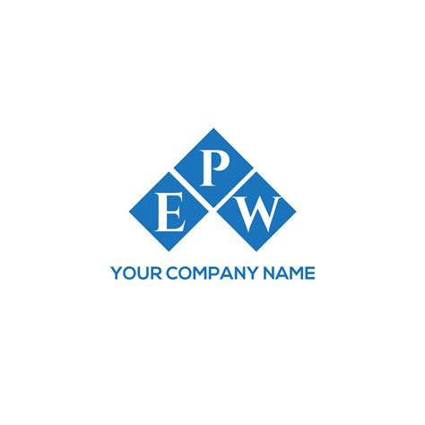 EPW letter logo design on white background. EPW creative initials ...