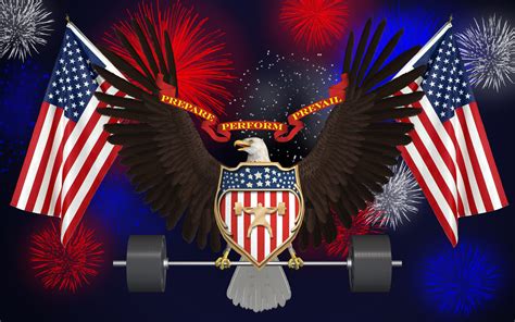 Download Eagle Patriotic Flag American Man Made American Flag HD Wallpaper