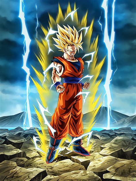 Goku SSJ 2 Wallpapers - Wallpaper Cave