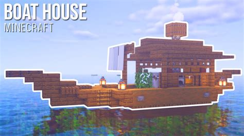 Minecraft : How to build a Boat House [ Small & Simple ] - YouTube