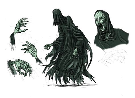 Harry Potter Fan art - a Dementor (colorized) by Beb156 on DeviantArt