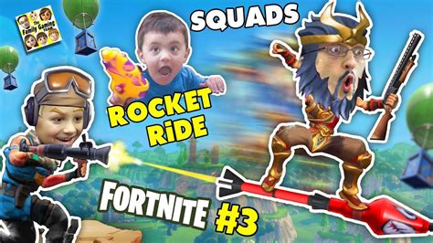 FORTNITE #3! FGTEEV Down with the Pew SQUAD + Funny Moments, Traps ...