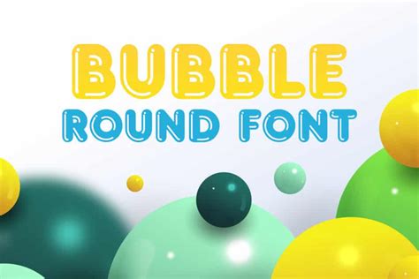 Bubble Round Font | Worth to Buy