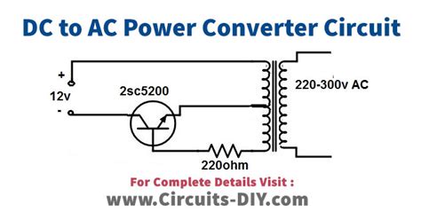 Dc To Ac Power Inverter Schematic Diagram - Wiring Diagram and Schematics