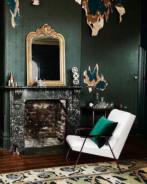 4 Color Trends 2016 by Dulux | Green interior decor, Dark green living ...