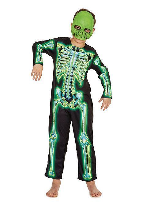 Tesco direct: F&F Skeleton Glow in the Dark Costume | Dark costumes ...