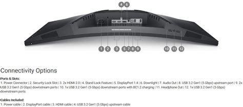 Specification sheet (buy online): MNDE210-AZZE Dell S3422DWG 34" VA ...