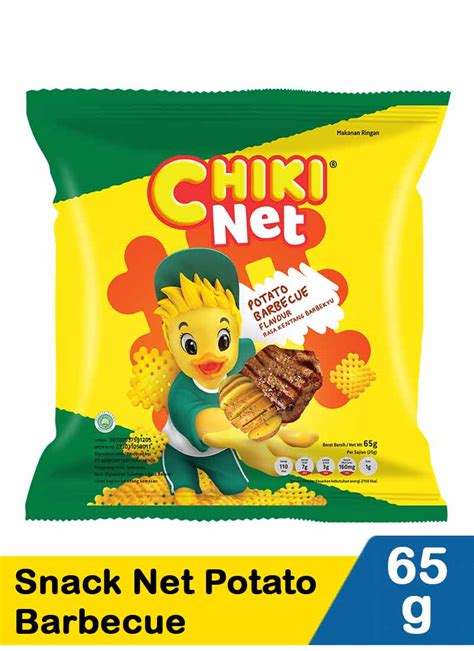 Chiki Snack Net Potato Barbecue 65G | Klik Indomaret