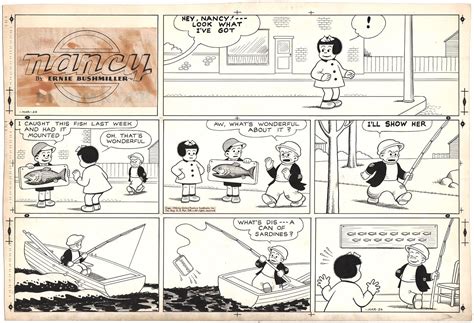 Ernie Bushmiller - Nancy Sunday Page - 1946, in Rob Stolzer's ...