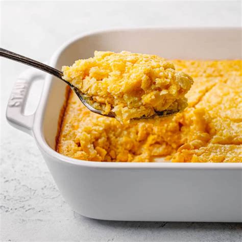 Corn Souffle - Creamed Corn Casserole - Posh Journal