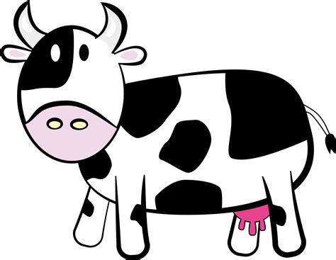 Clipart - Cartoon Cow