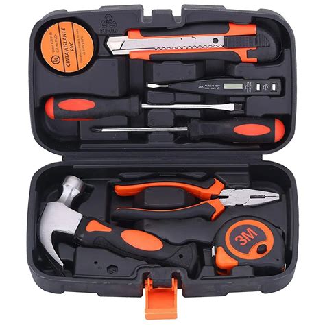 9PCS Mixed General Hand Tool Kit, Small/Tiny/Mini Home improvement ...