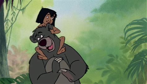 Image - Mowgli is on Baloo the bear's shoulders.jpg | Disney Wiki ...