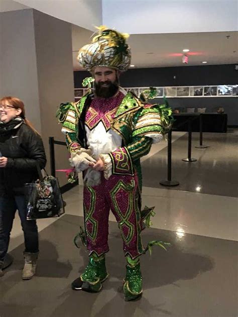 PsBattle: Jason Kelce in a Mummers outfit : r/photoshopbattles