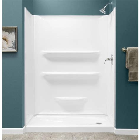 Lowes Shower Stalls Kits / Peerless High Gloss White Styrene Round 5 ...