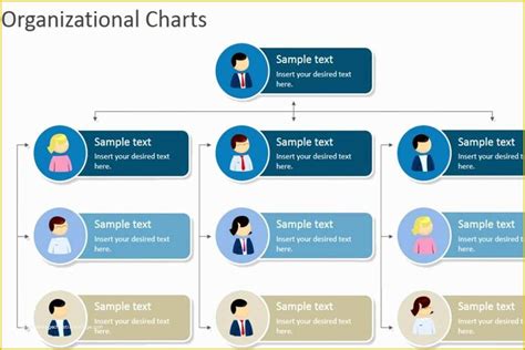 Hierarchy Chart Template Free Of Hierarchical organizational Chart ...