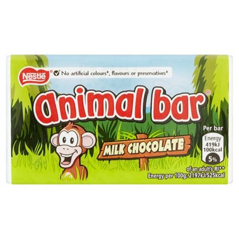 Nestlé Animal Bar Chocolate 19g - Centra