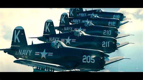 Flying The F4U Corsair in The Movie Devotion - YouTube