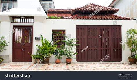 Exterior Traditional Chinese Home Modern Style Stock Photo 146616434 ...