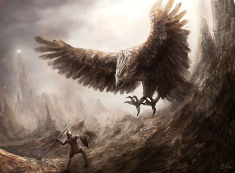 Giant Bird Fight by artificialguy on DeviantArt