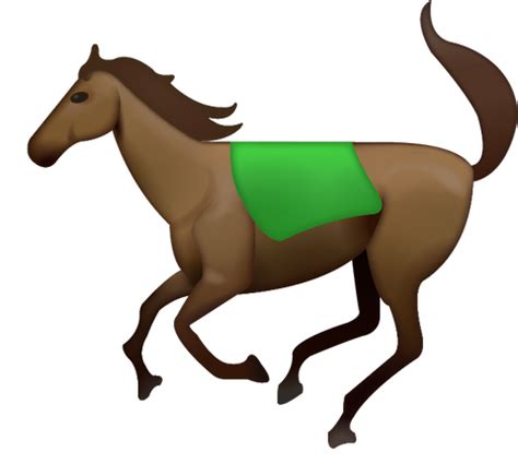 Horse Emoji [Free Download IOS Emojis] | Emoji Island