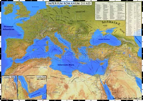 Roman Empire Map Modern Day