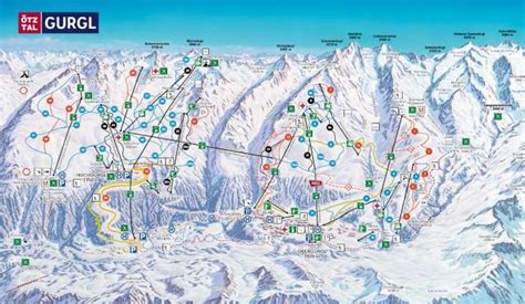 Obergurgl-Hochgurgl Piste Map | Plan of ski slopes and lifts | OnTheSnow