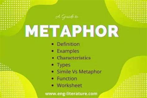 Metaphor | Definition, Examples, Types, Function, Poems ...