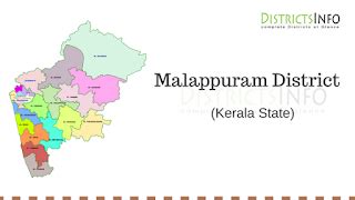 Malappuram District With Talukas in Kerala State