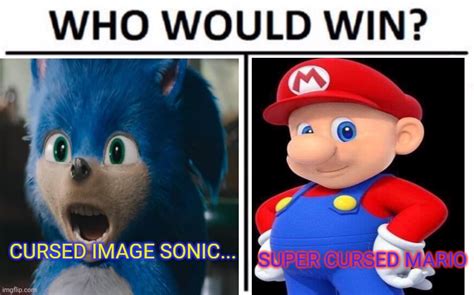 Sonic vs Mario - Imgflip