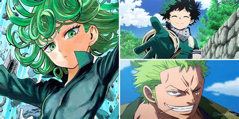 Green Hair Anime