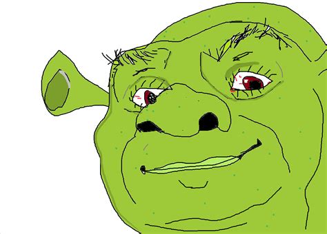 I updated my Shrek fan art. : Shrek