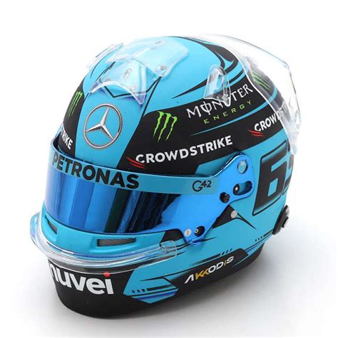 2023 George Russell F1 Helmet, Mercedes AMG SHF088-replicarz.com