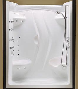 Kohler Shower Stalls with Seat | ... Stamina 1 Piece Jetted Shower Unit ...