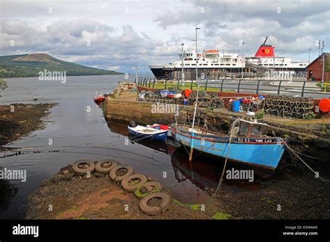 Brodick harbour, Isle of Arran Stock Photo - Alamy