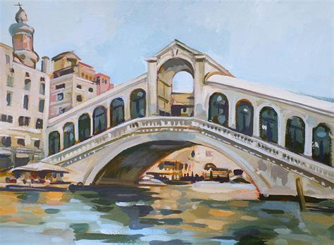 Rialto Bridge Painting by Filip Mihail - Fine Art America