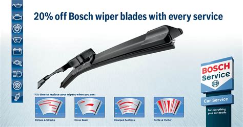 Mudgee Branch offers 20% off Bosch wiper blades - GB Auto