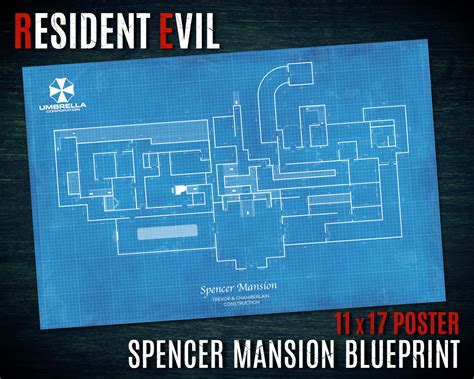 Resident Evil Spencer Mansion Map