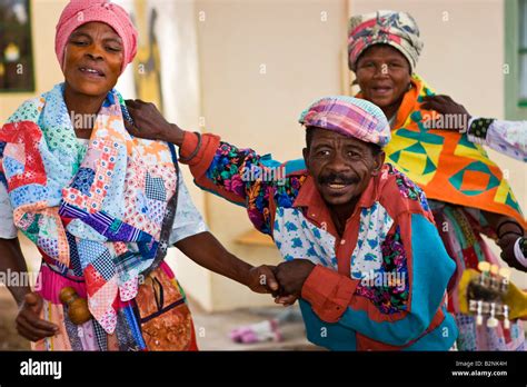 Nama People Dancing in Namibia Stock Photo - Alamy