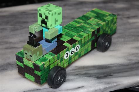 Minecraft Pinewood Derby Car Templates - The Templates Art