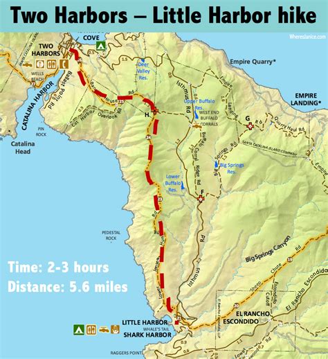 Catalina Island Hiking & Camping Guide (Two Harbors to Little Harbor)