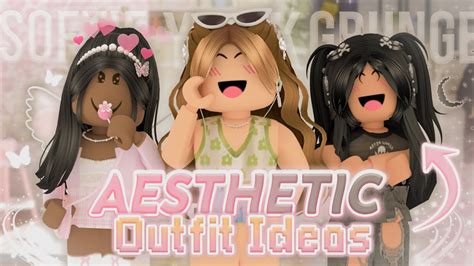 10+ Aesthetic Roblox Girl Outfits (WITH CODES & LINKS!) || Softie, Y2K ...