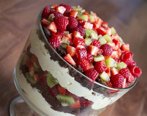 Chocolate and Fruit Trifle - Elizabeth Nygard | Trifle bowl recipes ...