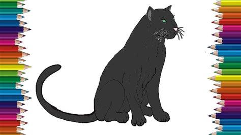 How to Draw a Black Panther easy | Black Panther drawing step by step ...