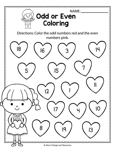 Even Odd Worksheets Printable | 101 Activity