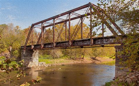 Old Southern Railroad Trestle Bridge On The Valley River Photograph by ...