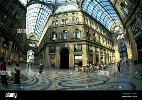 Naples,Italy, the Umberto I Galleria shopping mall Stock Photo - Alamy