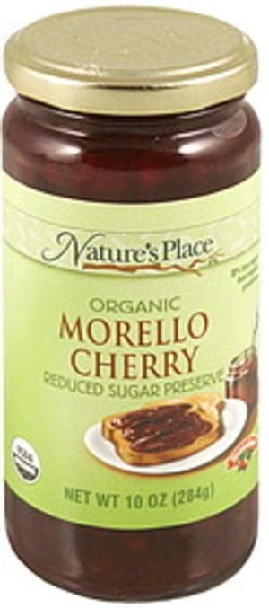 Hannaford Organic, Morello Cherry Reduced Sugar Preserve - 10 oz ...