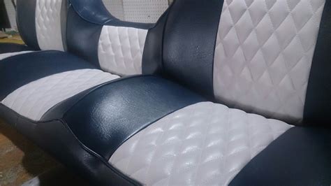 Ranger Bass Boat Upholstery – Grateful Threads Custom Upholstery